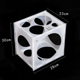 11 holes open birthday party a wedding wedding party decoration balloon size measuring boxes balloons box
