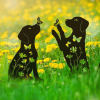 CIFbuy 2-Pack Rainbow Bridge Pet Memorial Garden Stakes Weather Resistant Outdoor Remembrance Decor (TikTok, temu pick-up service)