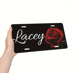 CIFbuy Customizable 6x12 Inch Classic Metal License Plate Sign Home Cafe Restaurant Wall Decor (TikTok, temu pick-up service)