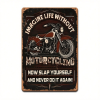 CIFbuy 8x12 Inch ( 20.3x30.5cm ) Vintage Retro Aluminum Sign for Bar Garage Man Cave (TikTok, temu pick-up service)
