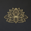 CIFbuy Zen Mandala Lotus Aluminum Wall Art Holiday Gift Home Decor(TikTok, temu pick-up service)