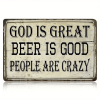 CIFbuy Retro Metal Decoration Plate Perfect For Home Garage Tavern Unique Wall Hanging(TikTok, temu pick-up service)