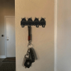 CIFbuyâ„¢ Black Cat Shape Wall Key Holder Decorative Entryway Storage Hooks (TikTok, temu pick-up service)