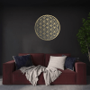 CIFbuy Integrated Lotus Aluminum Wall Art Floral Home Decor for Living Room Bedroom above Sofa Wall Decorations (TikTok, temu pick-up service)