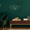 CIFbuy Zen Lotus Wall Art Decor Modern Asian Home Wall Hanging Holiday Housewarming Gift(TikTok, temu pick-up service)