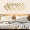 CIFbuy Islamic Art iron Wall Decor Arabic Calligraphy Home Gift Spiritual Decor for Ramadan Eid(TikTok, temu pick-up service)