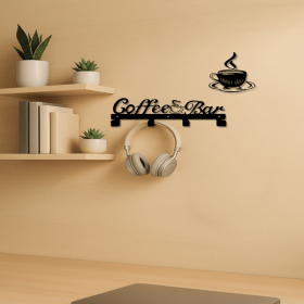 CIFbuy Rustic Wall Mounted Mug Holder Multifunctional Kitchen Cup Organizer Rack(TikTok, temu pick-up service)