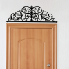 CIFbuy Vintage Floral iron Over-The-Door Hanger Reversible Seasonal Wall Door Decor for Living Room Bedroom Kitchen Bathroom(TikTok