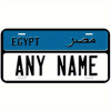 CIFbuy Customizable Egypt Blue Personalized Car License Plates (TikTok, temu pick-up service)