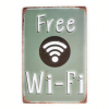 CIFbuy Free WiFi Metal Sign Business Outdoor Decor Hotel Street Sign (TikTok, temu pick-up service)