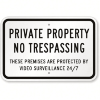 CIFbuy Private Property Sign Weatherproof Metal No Trespassing Sign 8X12 Inches (TikTok, temu pick-up service)
