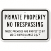 CIFbuy Private Property Sign Weatherproof Metal No Trespassing Sign 8X12 Inches (TikTok, temu pick-up service)