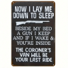 CIFbuy Gun Sign Metal Vintage Home Bar Cave Decor Wall Plaque(TikTok, temu pick-up service)