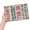 CIFbuy 8x12 Inch ( 20.3x30.5cm ) Vintage Retro Aluminum Sign for Man Cave (TikTok, temu pick-up service)