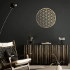 CIFbuy Integrated Lotus Aluminum Wall Art Floral Home Decor for Living Room Bedroom above Sofa Wall Decorations (TikTok, temu pick-up service)