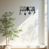 CIFbuy Cat Themed 7-Hook Decor Rack Modern Key Coat Storage Hanger (TikTok, temu pick-up service)