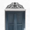 CIFbuy Vintage Floral iron Over-The-Door Hanger Reversible Seasonal Wall Door Decor for Living Room Bedroom Kitchen Bathroom(TikTok