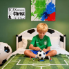 CIFbuy Vintage Metal Soccer Sign Living Room Bedroom Decor Ornament(TikTok, temu pick-up service)