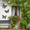 CIFbuy Vintage 3-Piece Butterfly Wall Art Set Metal Home Decor for Living Room Bedroom (TikTok, temu pick-up service)