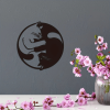 CIFbuy Yin Yang Cat Silhouette Aluminum Wall Art Zen Home Decor Holiday Gift(TikTok, temu pick-up service)