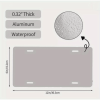 CIFbuy Custom 12x6 Inch Metal License Plate Decor with Design Text(TikTok, temu pick-up service)