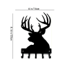 CIFbuyâ„¢ Buck Head Metal Wall Art Dual Size Key Coat Organizer (TikTok, temu pick-up service)