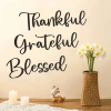 CIFbuy 3 Piece Thanksgiving Scripture Wall Art Set Inspirational Bible Verse Christian Home Decor Modern Housewarming Gift (TikTok