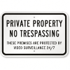 CIFbuy Private Property Sign Weatherproof Metal No Trespassing Sign 8X12 Inches (TikTok, temu pick-up service)