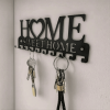 CIFbuy Black Wall Key Holder Storage Rack Hanger Hook for Keys and Hats (TikTok, temu pick-up service)