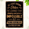 CIFbuy 8x12 Inch ( 20.3x30.5cm ) Vintage Rustic Aluminum Sign for Home Bar (TikTok, temu pick-up service)