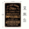 CIFbuy 8x12 Inch ( 20.3x30.5cm ) Vintage Rustic Aluminum Sign for Home Bar (TikTok, temu pick-up service)